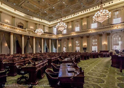 California State Capital - The assembly chamber  Sacramento. California